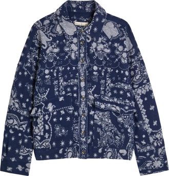 Free People Giacca con bottoni - Blu