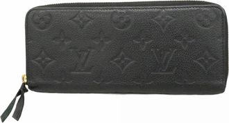 Louis Vuitton Noir Long Wallet (Bi-Fold) (Pre-Owned)