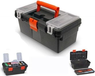 Trade Shop Trade Shop - Cassetta 33cm 13 Porta Utensili Valigetta Borsa Attrezzi In Plastica Minuteria