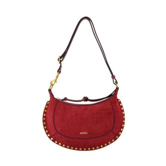 Isabel Marant Oskan Moon Shoulder Bag - female - Isabel Marant - Shoulder Bags - Red - ONE SIZE - Bags