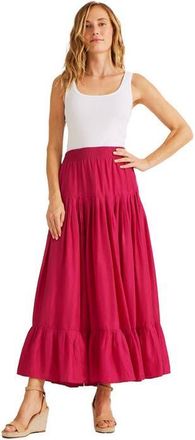 Calypso St. Barth Lourdes Skirt in Magenta at Nordstrom, Size X-Large