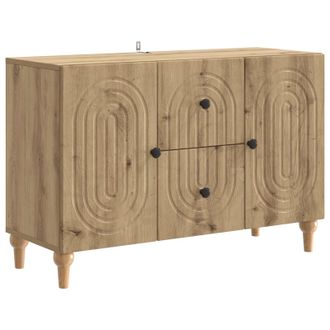 vidaXL Mueble De Tv Con Caj&oacute;n Roble Artesanal 89 X 34,5 X 60 Cm Vidaxl
