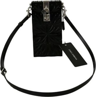 Dolce & Gabbana Pre-owned Fabric crossbody-bags - Dames - Vintage Schoudertas - Zwart - ONE Size - Leer - Vintage