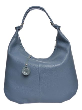 Luisa Vannini Turquoise Rundleer Tas