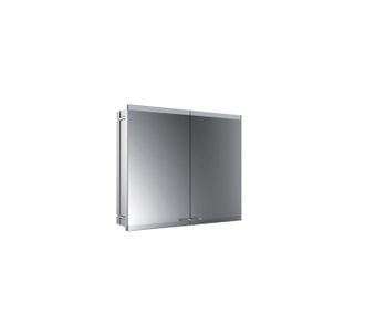 Emco Evo Armario Con Espejo, Modelo Empotrado, 2 Puertas, 800 Mm, - Emco