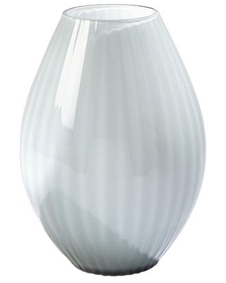 Global Views Cased Glass Stripe Vase