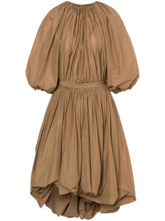 Philosophy di Lorenzo Serafini Classic Neutrals Dress With Timeless Silhouette