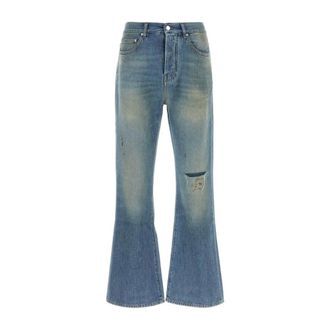 Amiri Flared Jeans, male, Blue, Size: W32 Slash Bootcut Jean