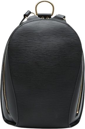 Louis Vuitton Epi Black Noir Leather Backpack (Pre-Owned)