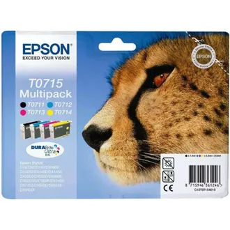 Epson Cartucho Epson T0715 Multipack Stylus D78/d92/d120/dx4000/dx5000/dx6000/dx7400/sx105/bx300f