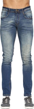 Duck and Cover Heren Tranfold Slim Jeans (Blauw getint)