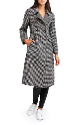 Belle & Bloom Save My Love Wool Coat in Black/white at Nordstrom Rack, Size X-Small