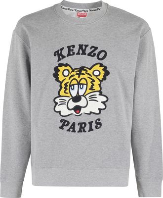 Kenzo Heren, Sweatshirts & Hoodies, Grijs, Maat: M Katoen