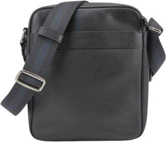 Coach Pre-owned Shoulder Bag - Heren - Vintage Schoudertas - Zwart - ONE Size - Leer - Vintage