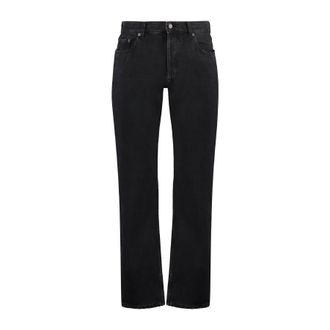 Saint Laurent Mens Straight Leg Denim Jeans, Waist Size 33
