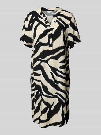 Tom Tailor Flie&szlig;endes Blusenkleid aus reiner Viskose in Black, Gr&ouml;&szlig;e 34