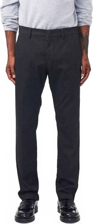 Nn.07 Theo Slim Tailored Chino Pants In Black Multi