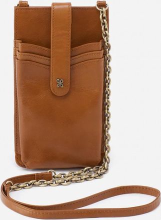 Hobo Womens Max Phone Crossbody Bag In Truffle