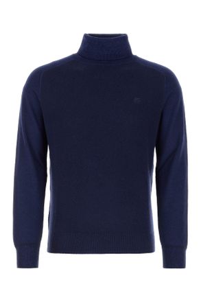 【送料&関税込】Etro Crew-neck Wool Sweater Navy blue Wool sweater with a crew neck Etro - Vitkac AS