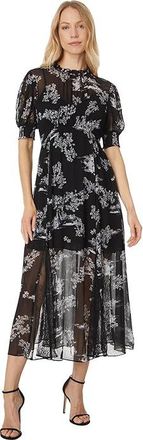 AllSaints Laverna Dress Womens Dress Maria Black : UK 6 (US Womens 2), Viscose