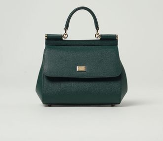 Dolce & Gabbana Borsa a mano Sicily media in pelle di vitello Dauphine Dolce & Gabbana