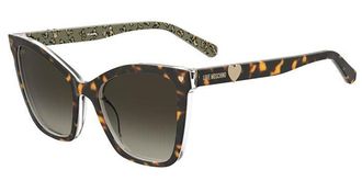 Love Moschino MOL045/S 2VM/HA Womens Sunglasses Tortoiseshell Size 54