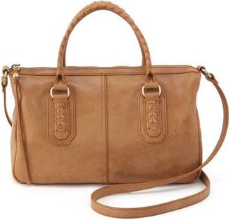 Hobo Expedition Leather Satchel in Whiskey at Nordstrom
