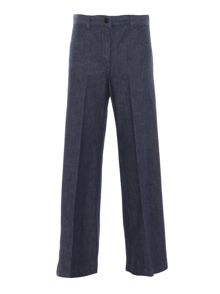 パンツ ASPESI Women Straight Pants S3G143D307 85097 blue Women's Pants and Shorts – ASPESI