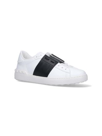 Valentino Garavani Leather Low-Top Sneakers - White