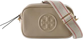 Tory Burch mini Miller leather cross body bag - Beige