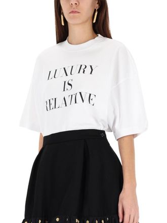 Moschino Cotton Print T-Shirt - White