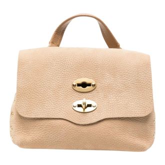 Zanellato Tassen, Dames, Beige, ONE Size, Leer, Postina Jones