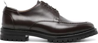 Thom Browne leather derby shoes - men - Calf Leather/Rubber/Calf Leather - 10.5
