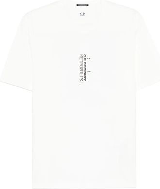 C.P. Company T-shirt met grafische print - Wit