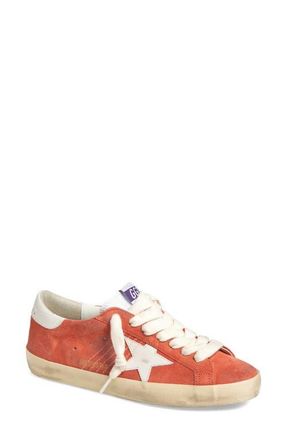 Golden Goose Super-Star Low Top Sneaker in Coral/Milk at Nordstrom, Size 7Us