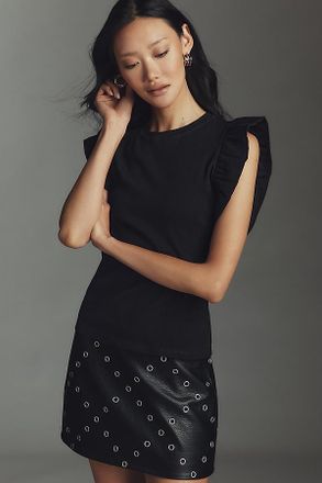 English Factory Ruffled Knit Top