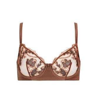 Huit Poeme Underwire Bra in Brown at Nordstrom, Size 38B