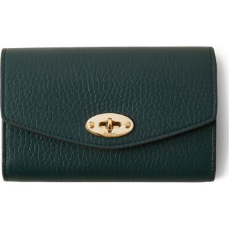 Mulberry Medium Darley Wallet in Mulberry Green at Nordstrom