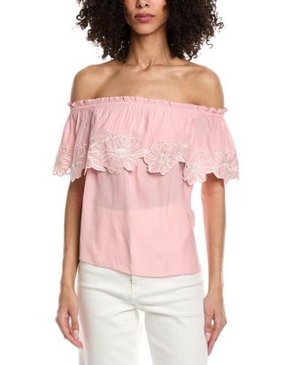 Ramy Brook Cairo Short Sleeve Top