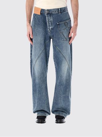 J.W.Anderson Jeans a gamba larga JW Anderson in denim di cotone
