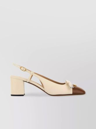 Valentino Garavani leather slingback pumps