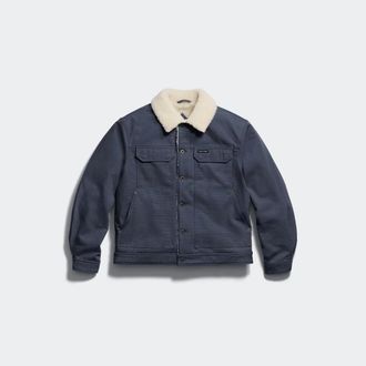 Canada Goose Ash Lightweight Jacket (Men, Dusk Blue/Bone, S)