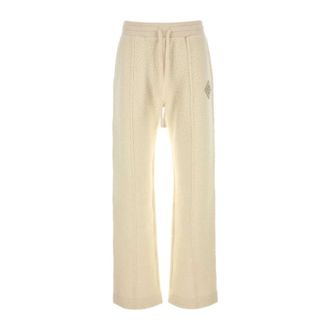 Casablanca Sweatpants, male, White, M, Ivory Teddy Joggers