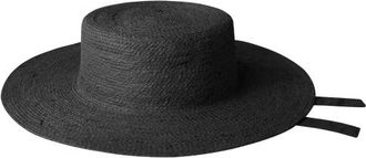 Brunna.Co The Loli Jute Hat in Black at Nordstrom, Size Medium