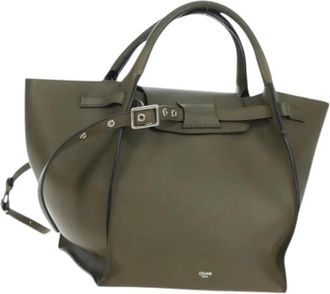 Celine Pre-owned Vintage Tote Bag - Dames - Vintage Shopper - Groen - ONE Size - Leer - Vintage