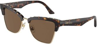 Jimmy Choo London JC5014 500273 Womens Sunglasses Gold Size 54