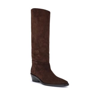 Proenza Schouler Womens Brown Calf Leather Bos Taurus Ankle Boots