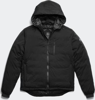 Canada Goose Manteau &agrave; capuchon Lodge, disque noir (Hommes, Stratus Grey, TTG)