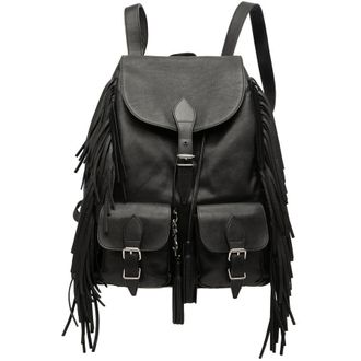 Saint Laurent Pre-owned Saint Laurent Calfskin Fringe Festival Backpack Unisex UL9SPYV7T8LG890L