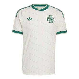 adidas Northern Ireland 2026 Away Authentic Jersey Asia Sizing Cloud White Tech Forest KC2980